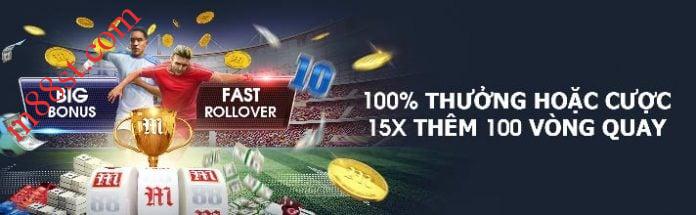 M88 chao mung casino Tiền thưởng chào mừng độc quyền từ Casino